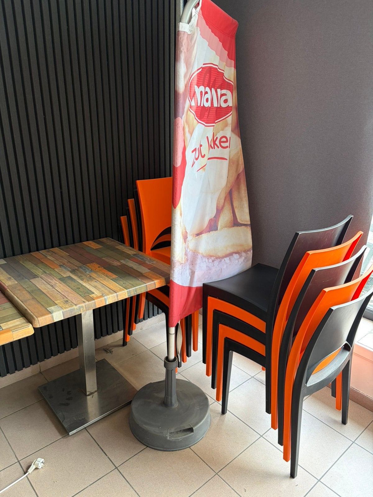 Tafels en stoelen horeca, Huis en Inrichting, Tafels | Eettafels, Ophalen, Gebruikt
