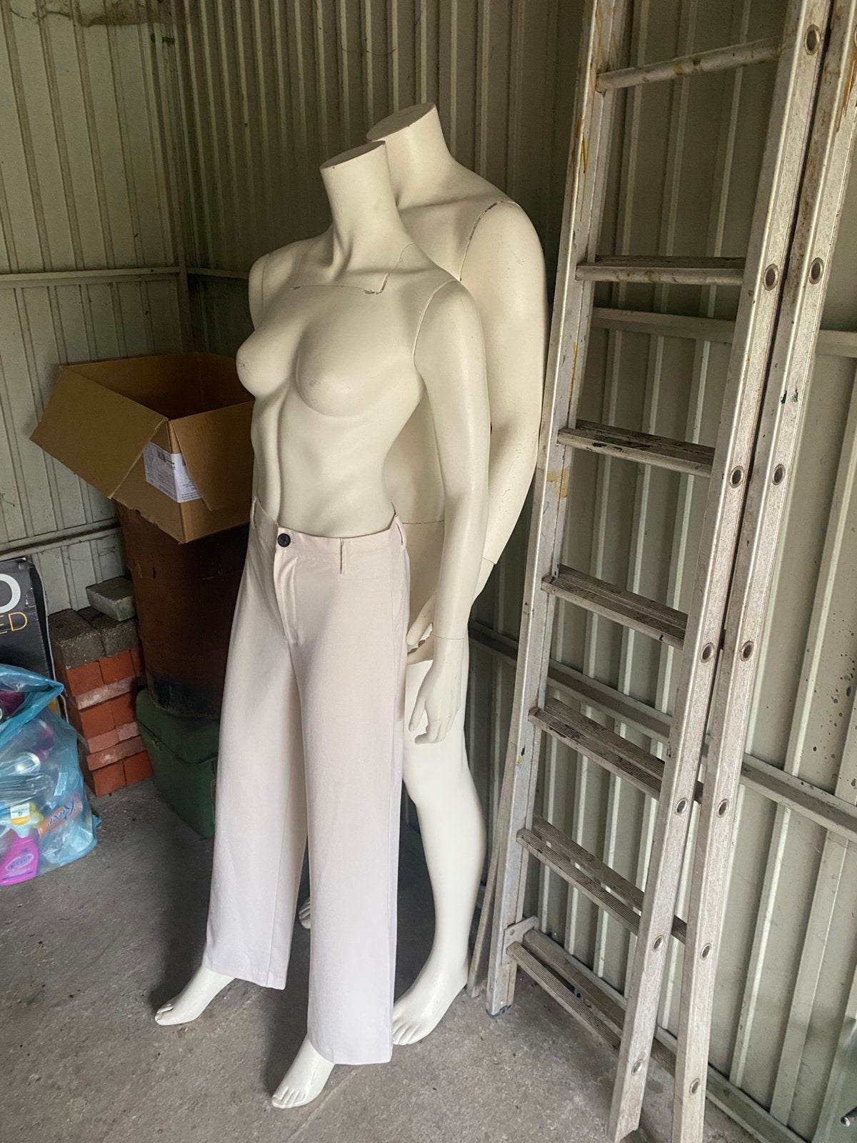 Paspoppen mannequin heer en dame, Verzamelen, Ophalen, Zo goed als nieuw