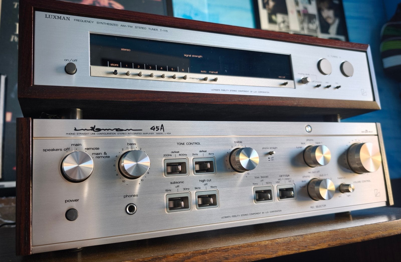 Luxman L 45A / Luxman t-115, Audio, Tv en Foto, Versterkers en Ontvangers, Ophalen