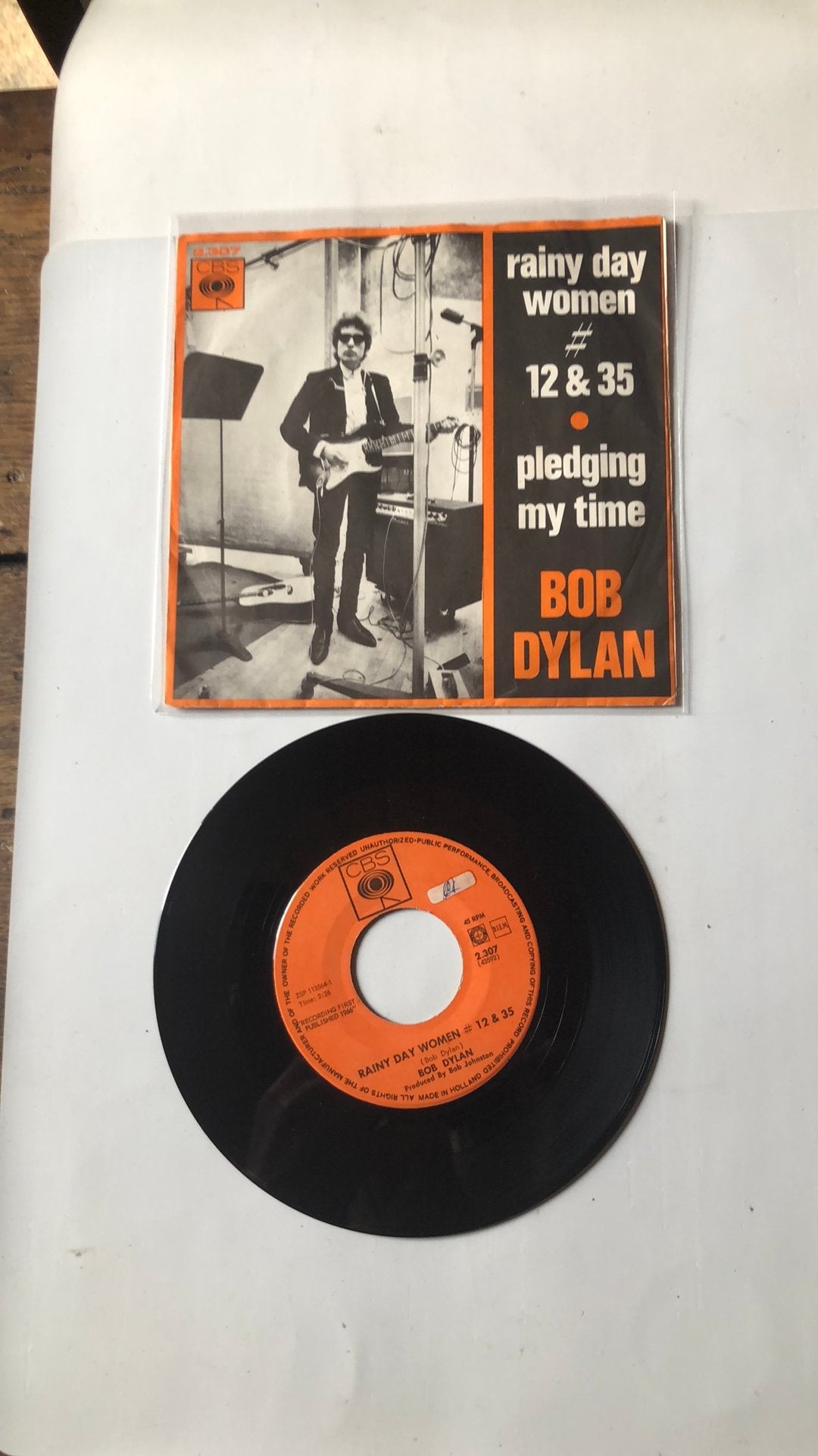 Bob Dylan: rainy day woman (1966), Verzenden, Zo goed als nieuw