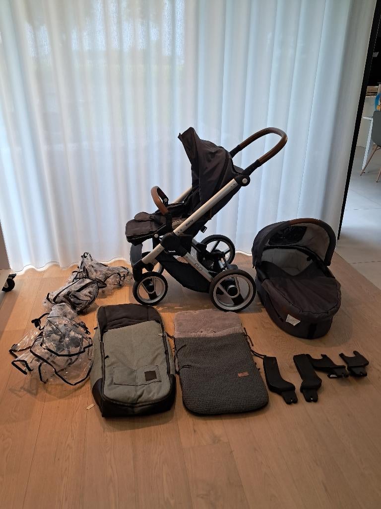 Mutsy Evo buggy 3 in 1 incl. accessoires, Enlèvement, Comme neuf, Autres marques, Protection de pluie