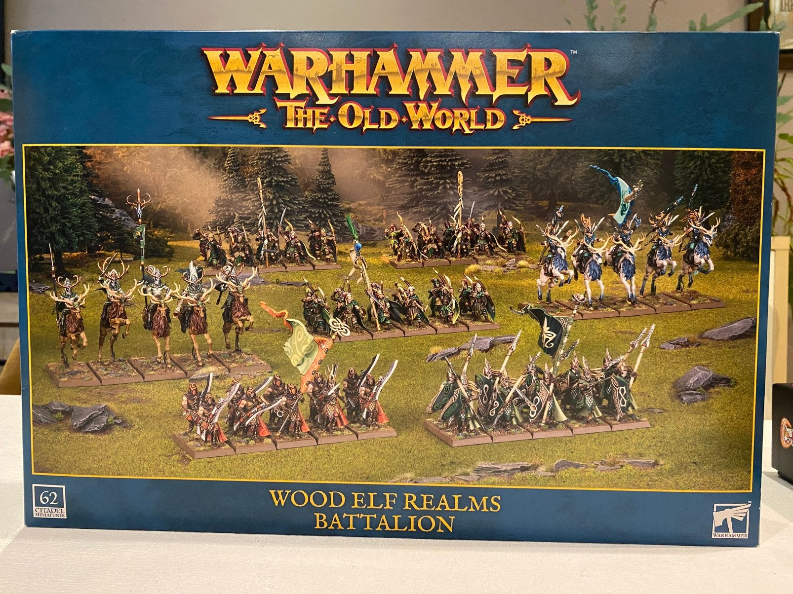 Warhammer The Old World: Wood Elf Realms Battalion, Ophalen, Zo goed als nieuw, Warhammer, Figuurtje(s)