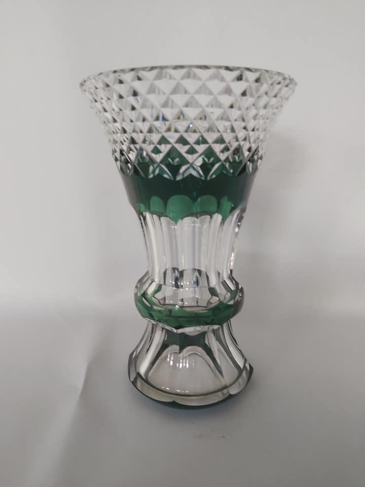 Vase Val Saint Lambert. VSL074/a., Antiquités & Art, Antiquités | Vases, Enlèvement