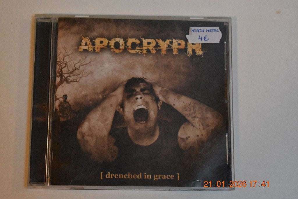 cd : Apocryph - Drenched in Grace (Death Metal), CD & DVD, Enlèvement ou Envoi, Utilisé, Death metal