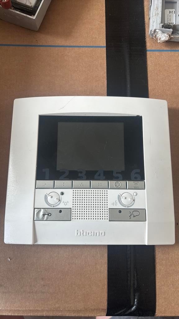 Bticino Polyx videofoon complete set, Ophalen, Gebruikt