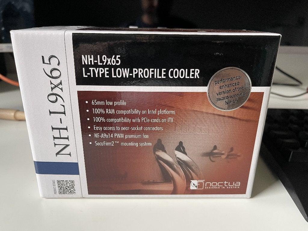 Ventirad CPU Low-Profile Noctua NH-L9x65, Informatique & Logiciels, Refroidisseurs d'ordinateur, Enlèvement, Neuf, Refroidisseur ordinateur à air