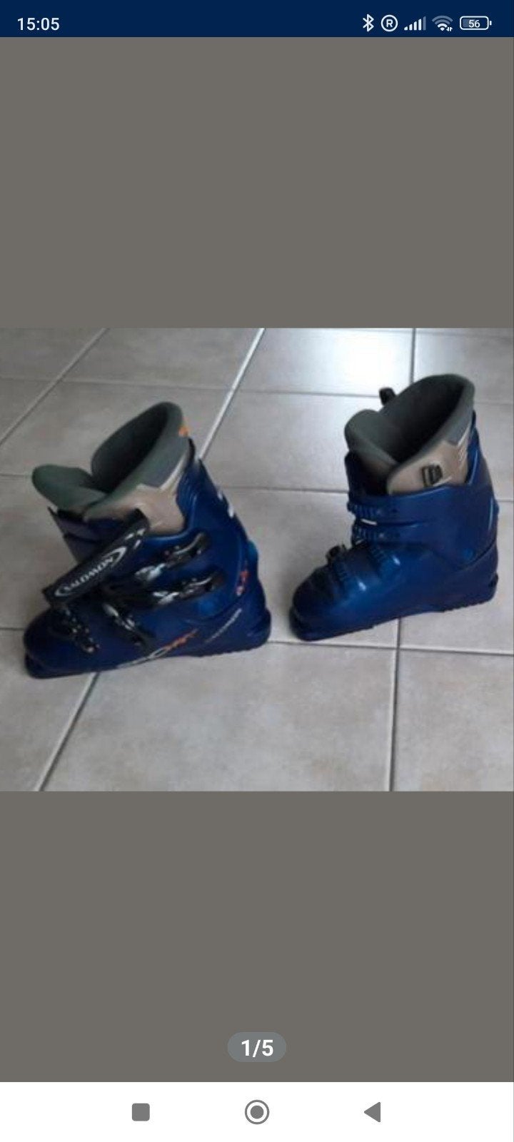 Bottines de ski de marque Salomon pointure 43, Sports & Fitness, Salomon, Enlèvement, Utilisé, Chaussures