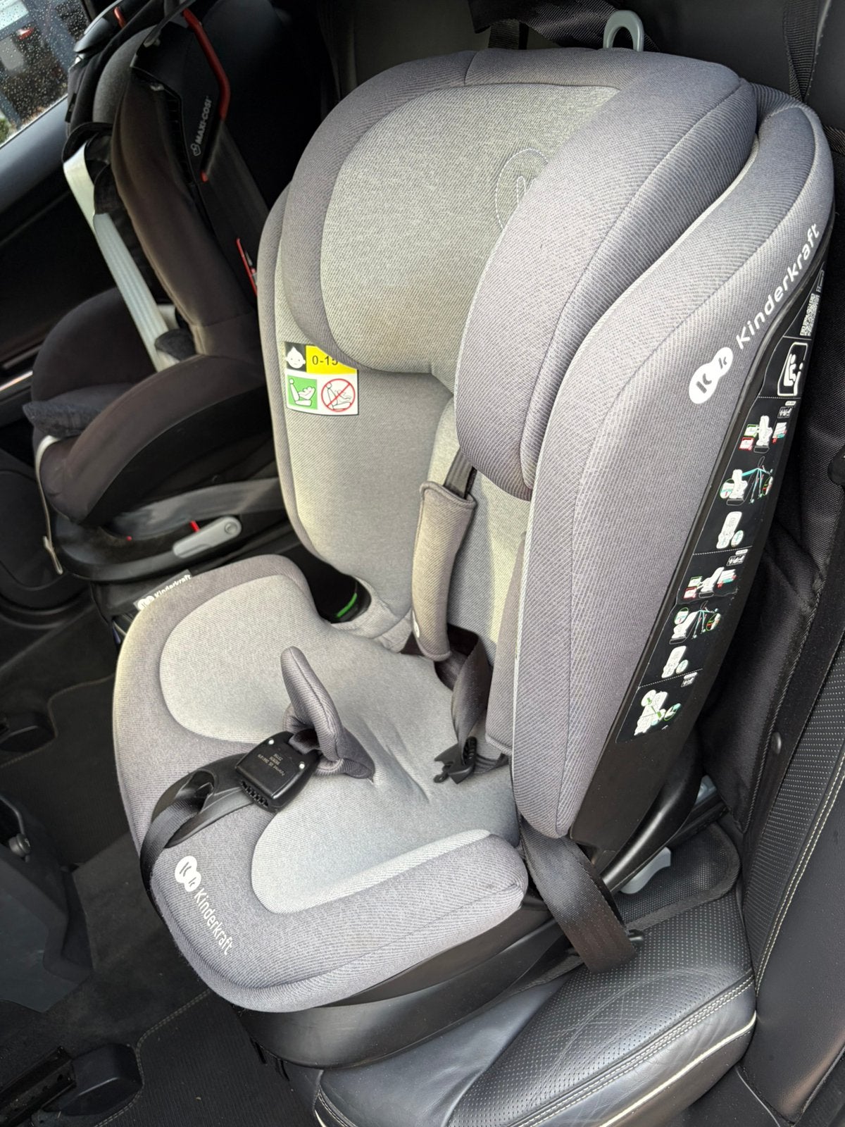 Kinderkraft Autostoel, Kinderen en Baby's, Ophalen, Zo goed als nieuw, Afneembare rugleuning, Autogordel of Isofix
