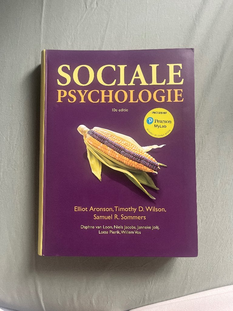 Sociale psychologie 10e editie, Boeken, Psychologie, Ophalen, Nieuw, Sociale psychologie, Elliot Aronson; Timothy D. Wilson; Samuel R. Somers