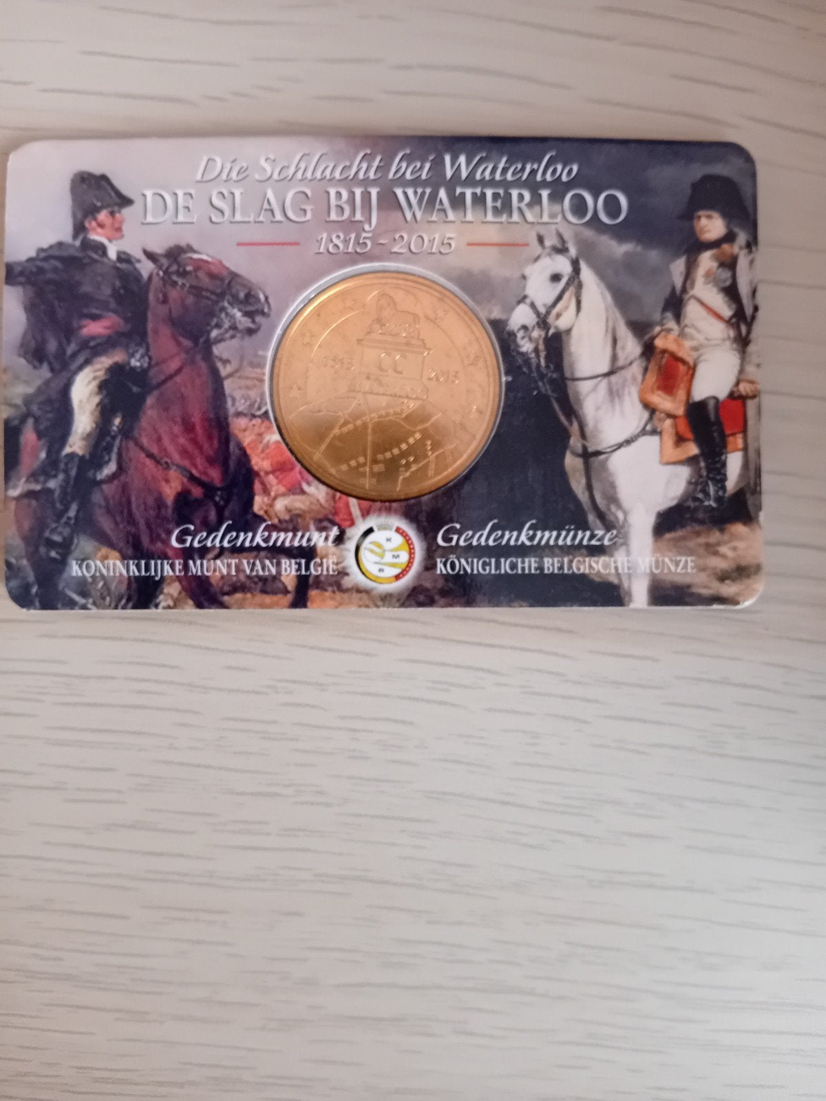 piece commémorative bataille de Waterloo, Postzegels en Munten, Ophalen
