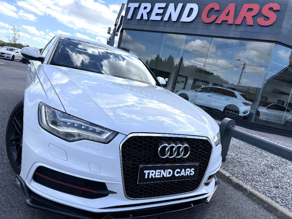 AUDI A6 2.0 TDi 3xSLINE INT/EXT  CAM  COURROIE OK! GA1AN, Auto's, Lane Keeping Assist, 129 g/km, 4 cilinders, Wit