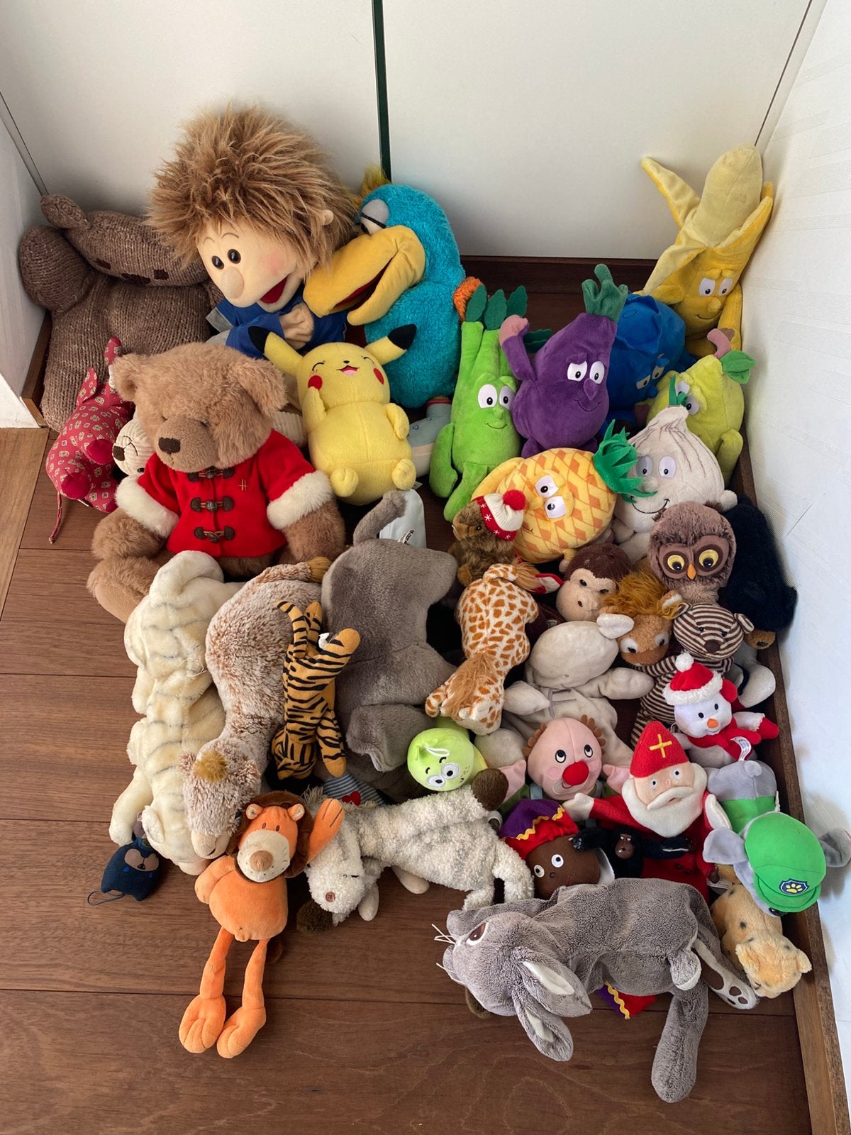 Knuffels, Ophalen, Gebruikt