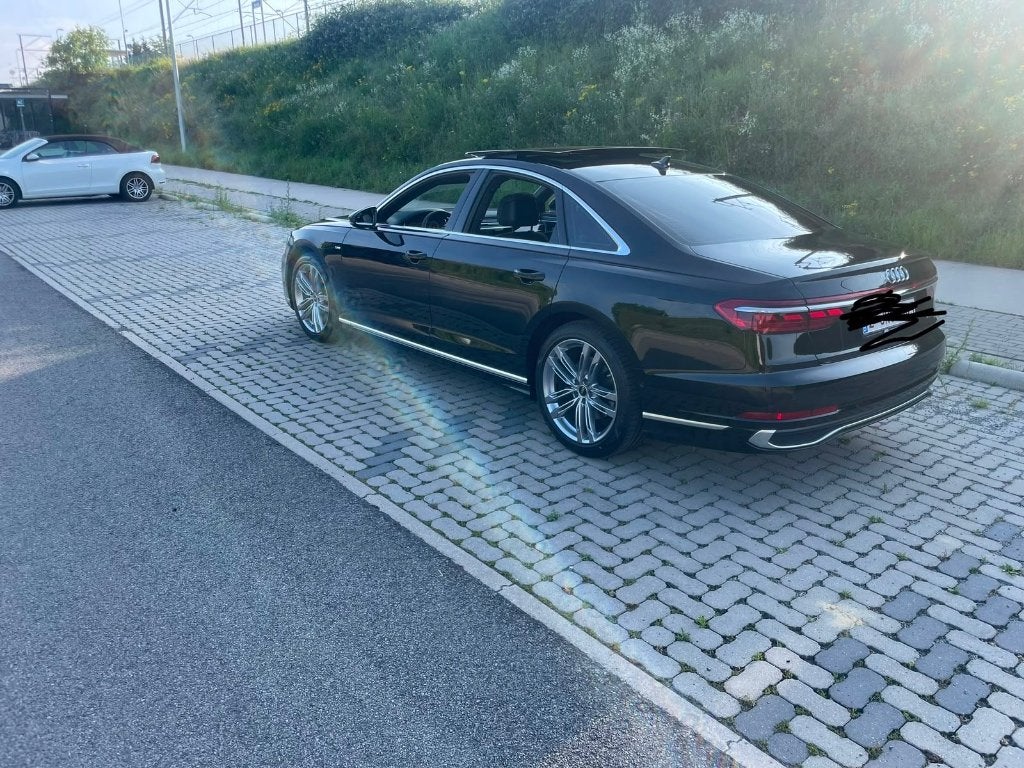 Audi A8 5.0 TDI Quattro Tiptronic, Auto's, Automaat, 4 deurs, Zwart, Leder