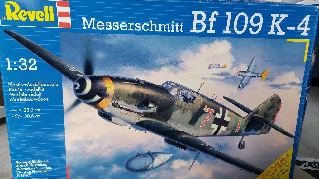 revell me 109 K4  1 32, Hobby & Loisirs créatifs, Modélisme | Avions & Hélicoptères, Neuf, Plus grand que 1:72, Enlèvement ou Envoi