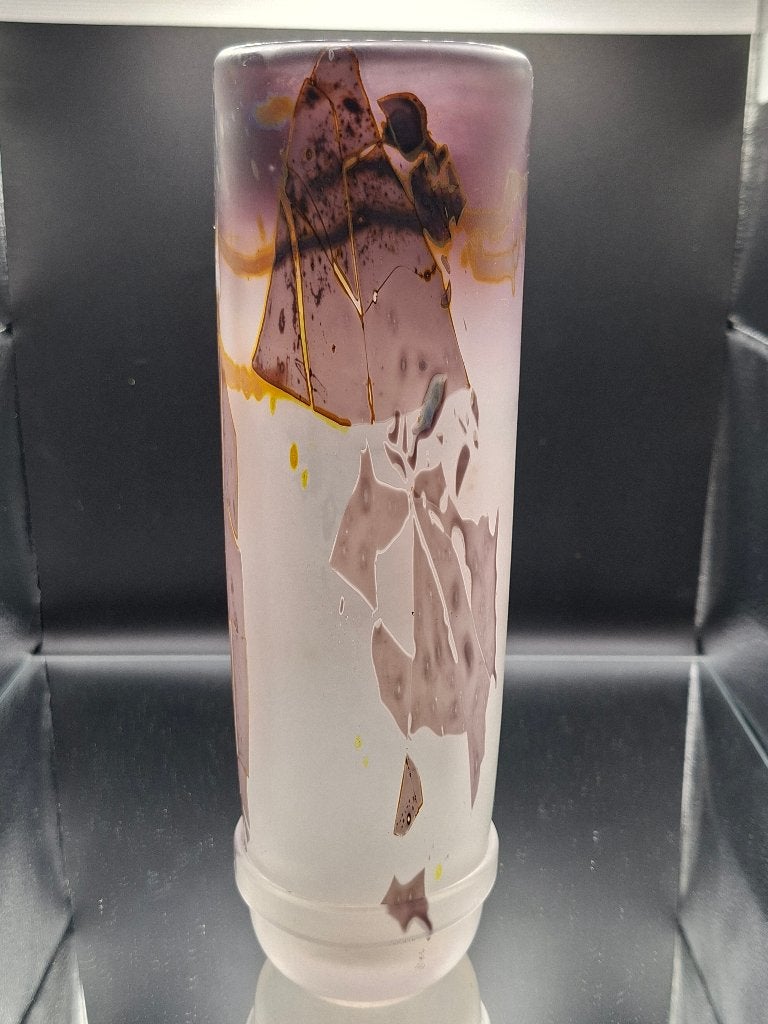 Vase  du Val Saint Lambert. Signé, Antiek en Kunst, Ophalen