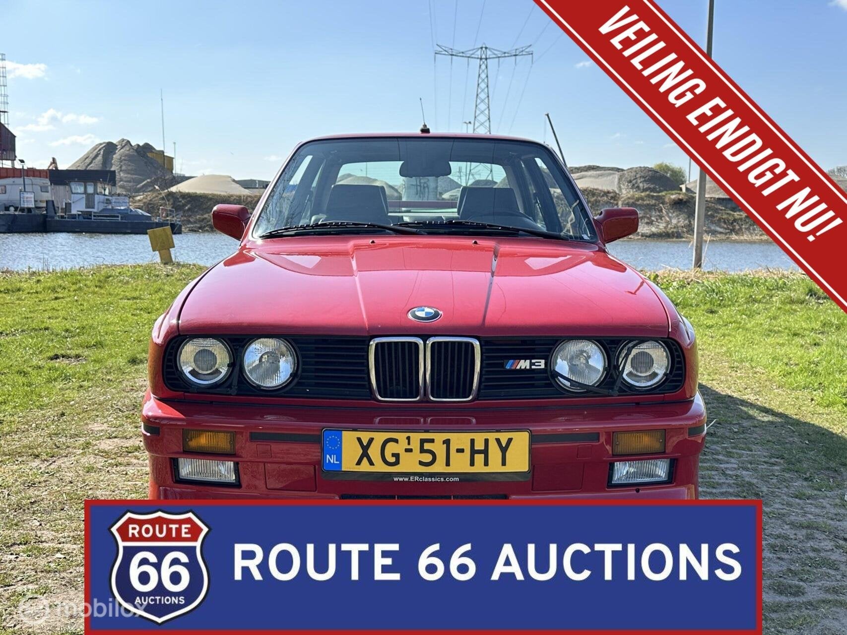 BMW M3 | 1989 | Route 66 Auctions, Auto's, Oldtimers, Zwart, Bedrijf, Handgeschakeld, Overige carrosserie