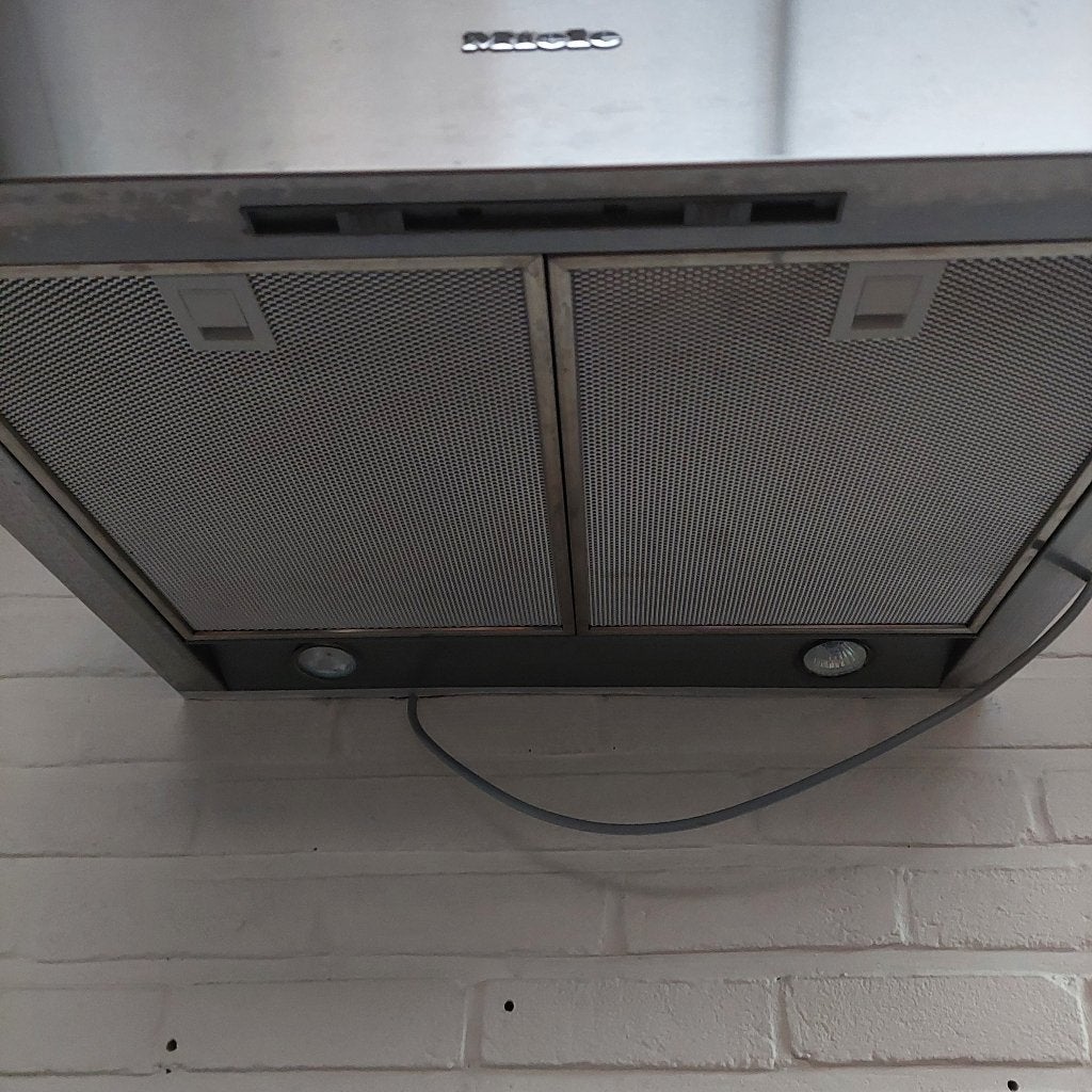 Damkap Miele DA 1260, Ophalen, Zo goed als nieuw, Vrijstaand, Onderbouw afzuigkap