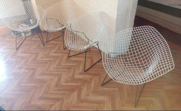 fauteuil diamond chair bertoia knoll année 70, Enlèvement