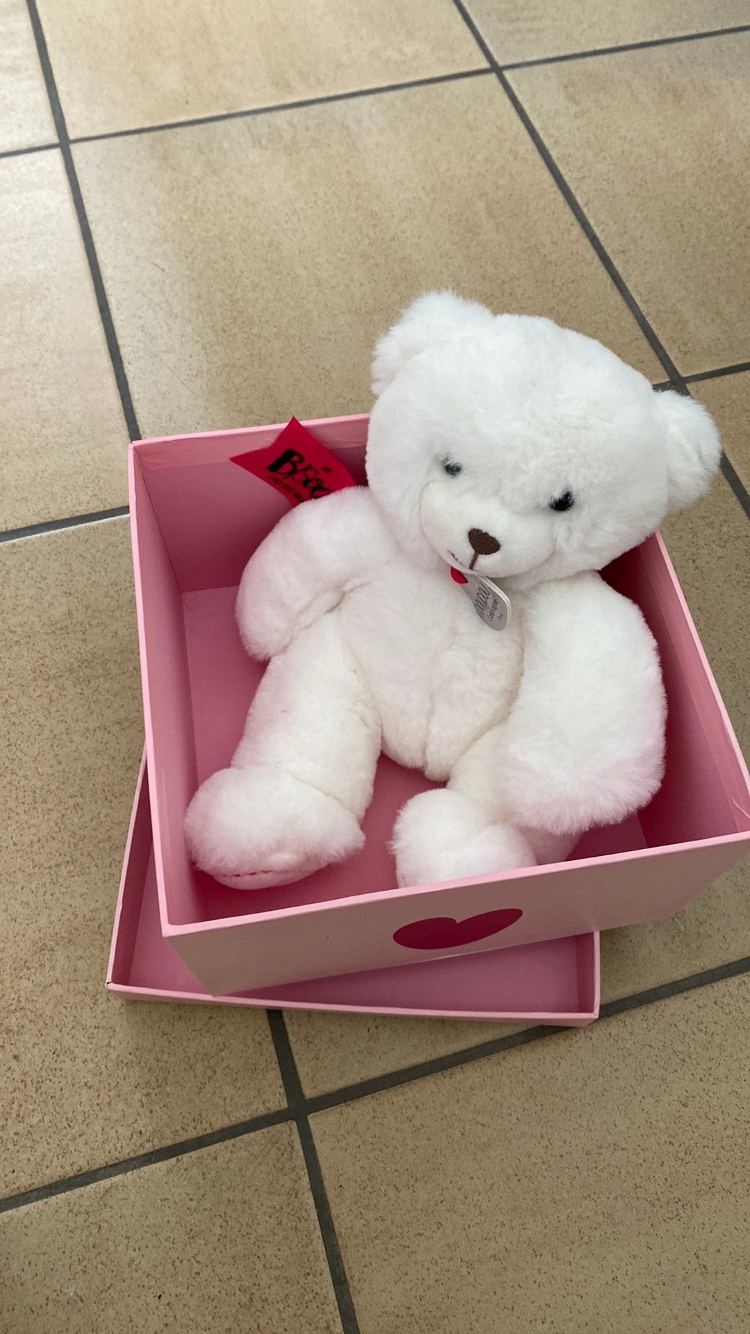 Ours blanc en peluche, Enlèvement, Neuf