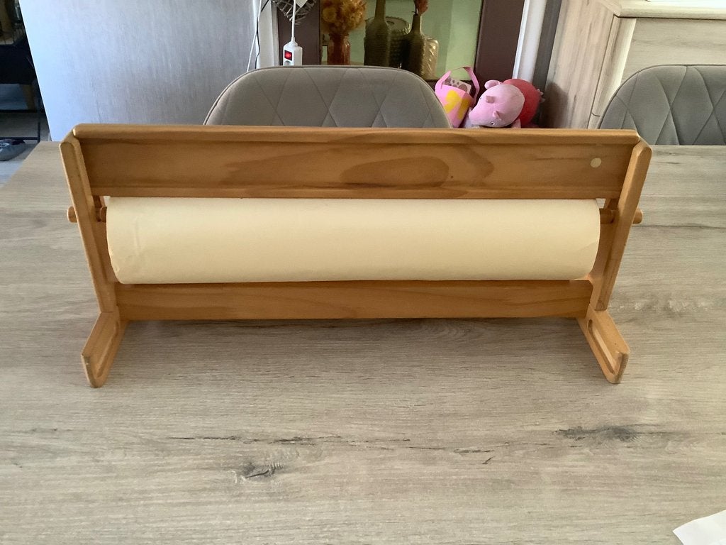 Houten papierrolhouder (53x23 cm), Ophalen of Verzenden
