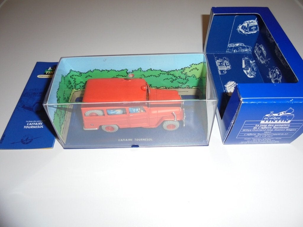 Kuifje auto nr 57 De Jeep van de brandweerlui, Ophalen of Verzenden, Kuifje, Nieuw, Overige typen