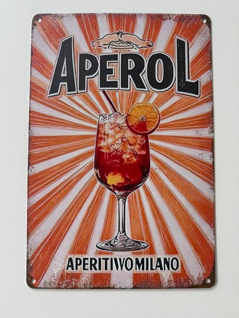Panneau d'affichage en métal Aperol, Collections, Marques & Objets publicitaires, Neuf, Panneau publicitaire, Enlèvement ou Envoi