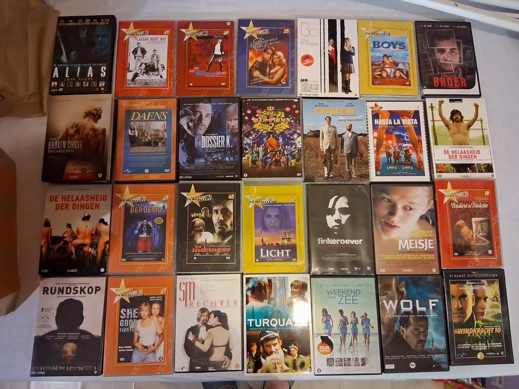 Pakket dvd's vlaamse top-films,  uit te kiezen, Cd's en Dvd's, Drama, Ophalen of Verzenden, Zo goed als nieuw, Film
