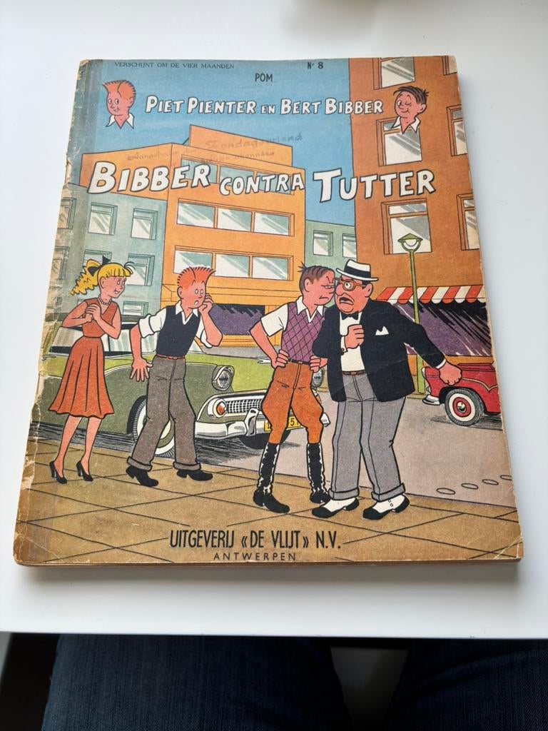 Piet Pienter en Bert Bibber bibber contra Tutter eerste druk, Boeken, Stripverhalen, Ophalen of Verzenden, Zo goed als nieuw