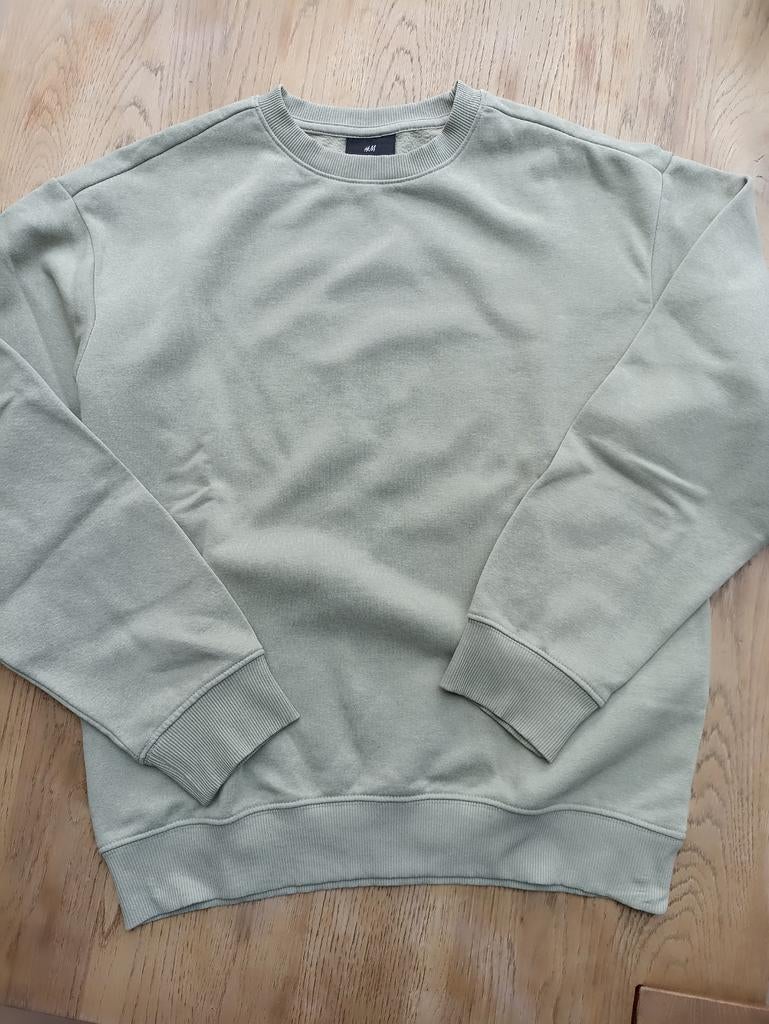 Sweat uni vert clair H&M taille XS, Kleding | Heren, Truien en Vesten, Ophalen of Verzenden, Zo goed als nieuw, H&M, Groen