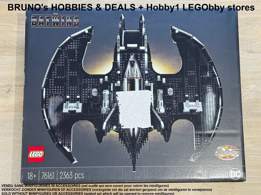 LEGO 76161 Batwing uit 1989 NIEUW maar ZONDER MINIFIGS, Overige thema's, Lego, Overige typen, Nieuw