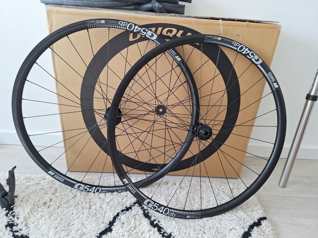 DT Swiss G540db disc wielset race/gravel, DT Swiss, Gravelbike, Nieuw, Aluminium