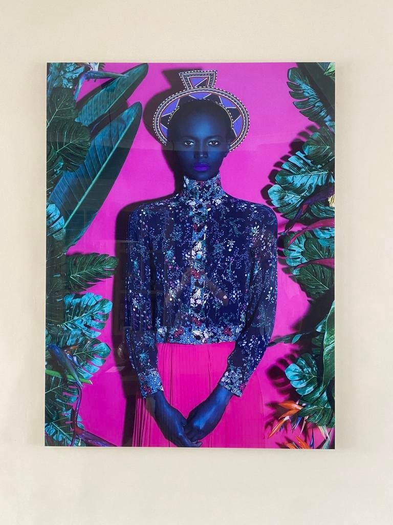 Foto “Jardin fluo II”, Antiek en Kunst, Kunst | Schilderijen | Modern, Ophalen