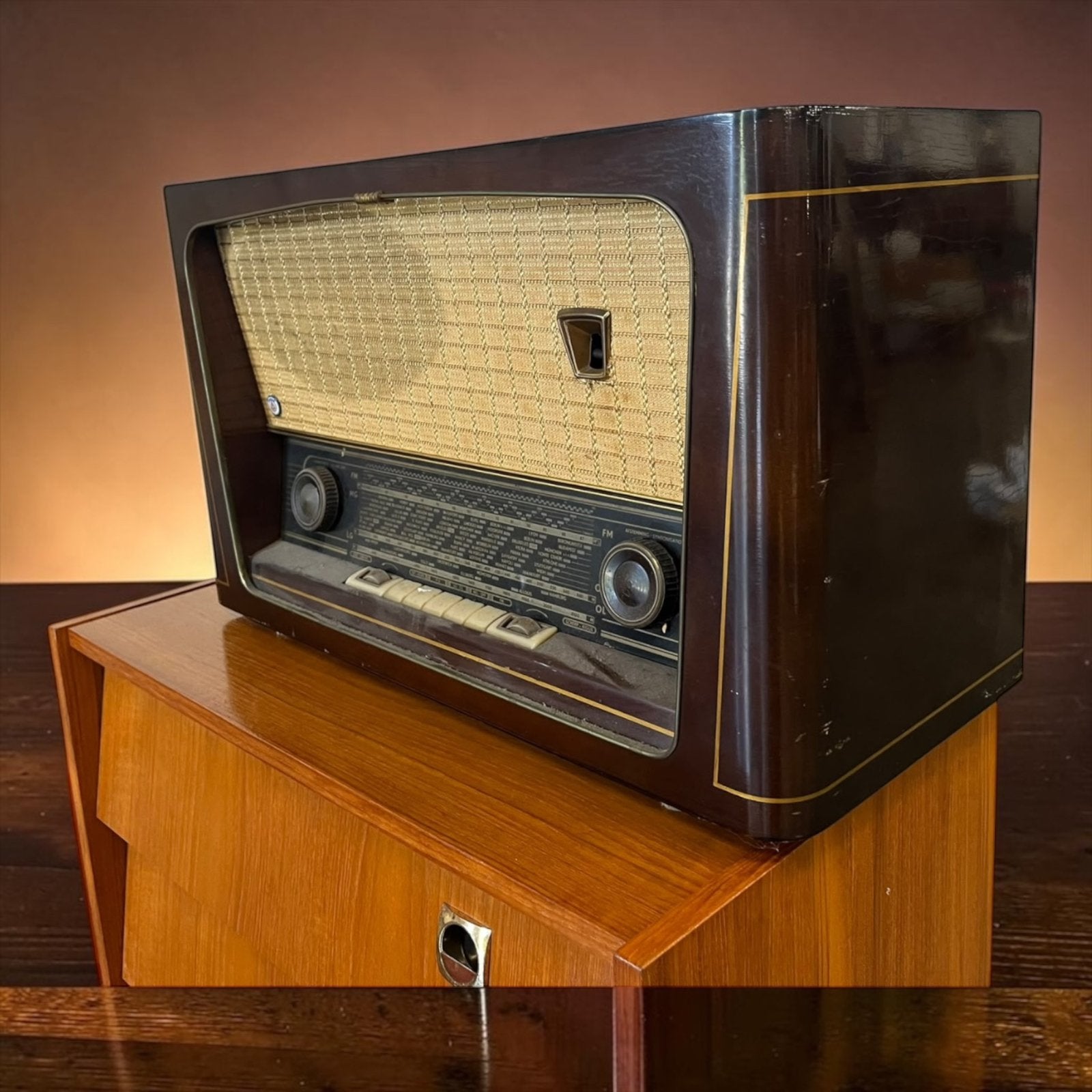 Vintage radio radiobell, Antiek en Kunst, Ophalen of Verzenden