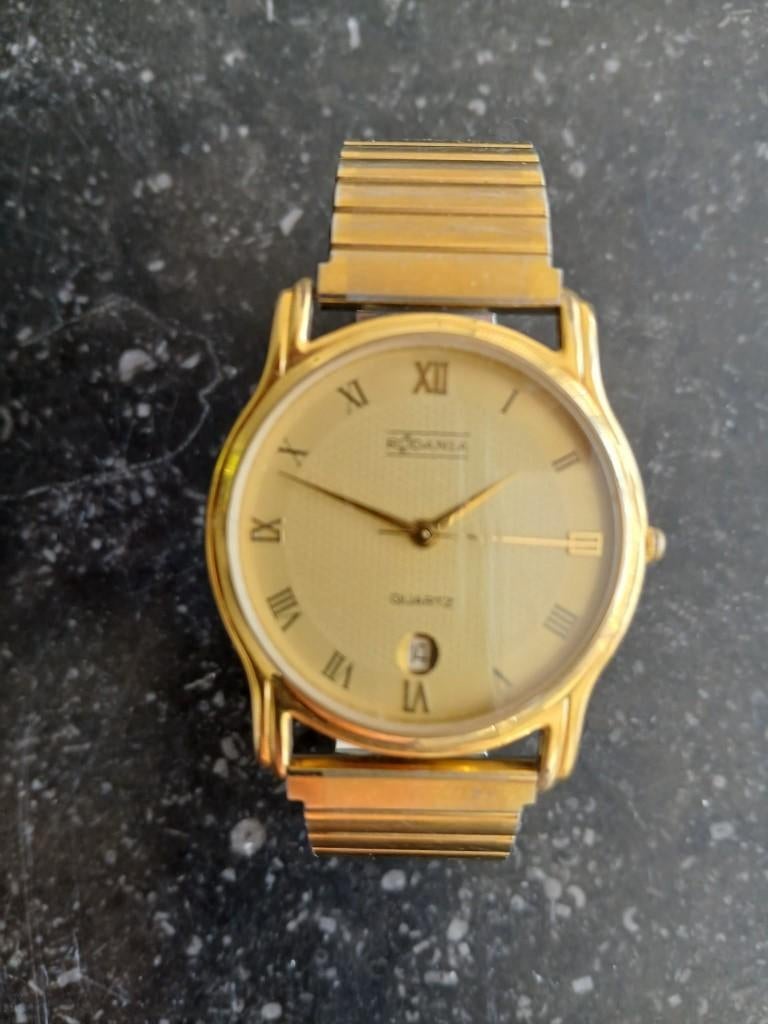 Goedwerkend antiek herenhorloge RODANIA waterresistant, Antiek en Kunst, Antiek | Klokken, Ophalen of Verzenden