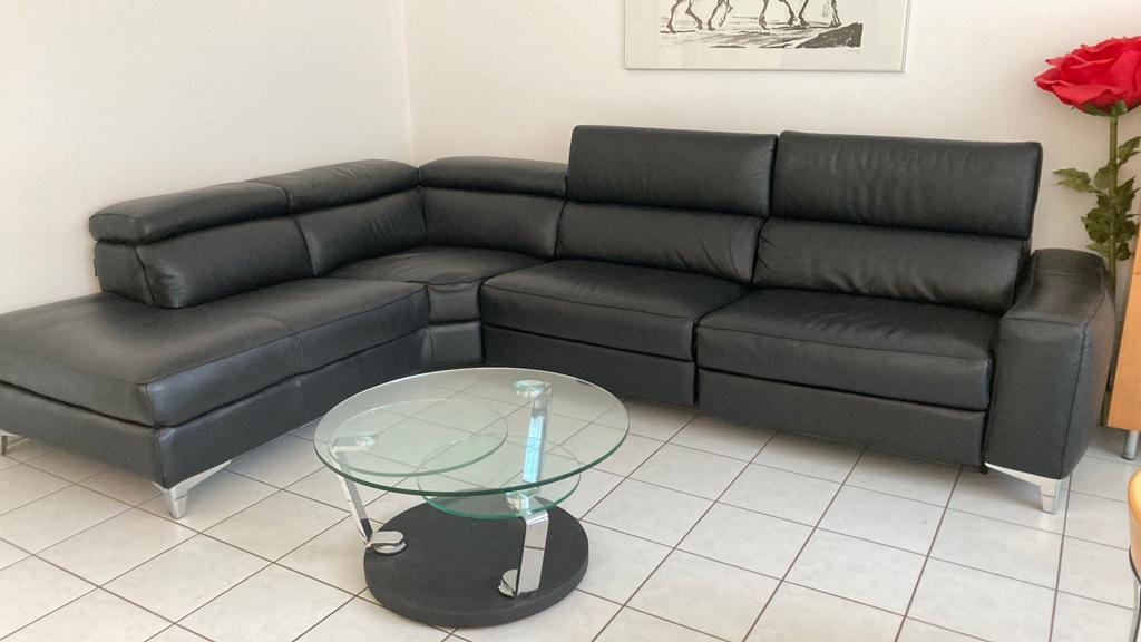 Salon en cuir, Enlèvement, Comme neuf, Cuir