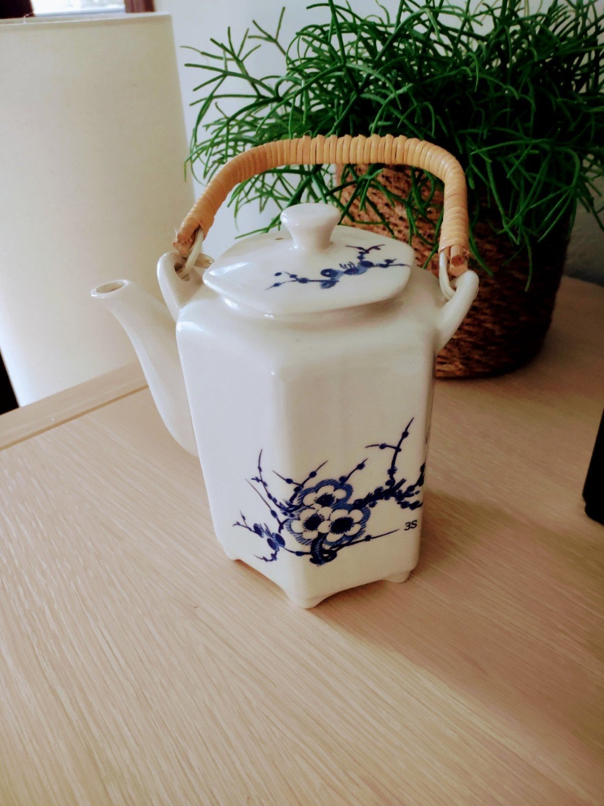 Vintage chinese theepot (Pier One)., Ophalen of Verzenden