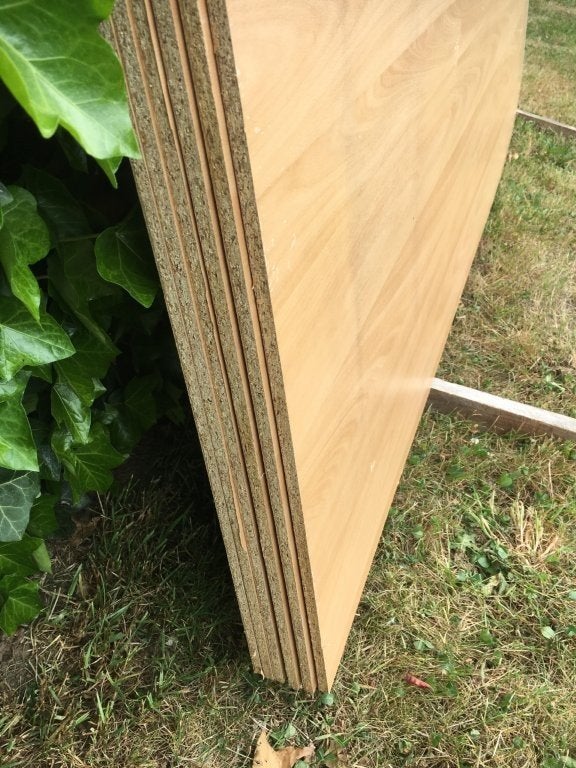 Meubelpaneel/lichte beuk/spaanplaat/8mm/85x240cm, Doe-het-zelf en Bouw, Hout en Planken, Ophalen, Minder dan 25 mm, Overige typen