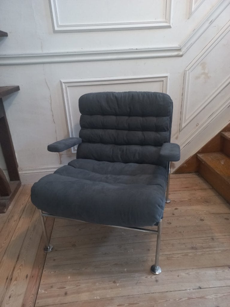 Bruno Mathsson Birgitta fauteuil – DUX, Moins de 75 cm, Zweeds design, Comme neuf, Enlèvement