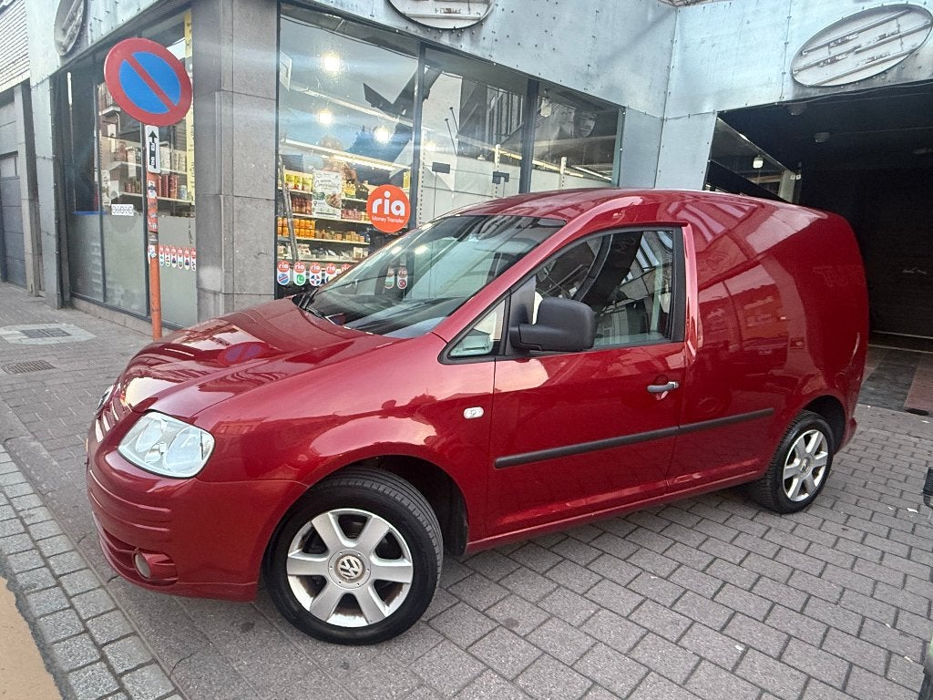 Volkswagen Caddy 2.0SDi 69ch — 2ème main service récent Clim, Rouge, Achat, 4 portes, Entreprise