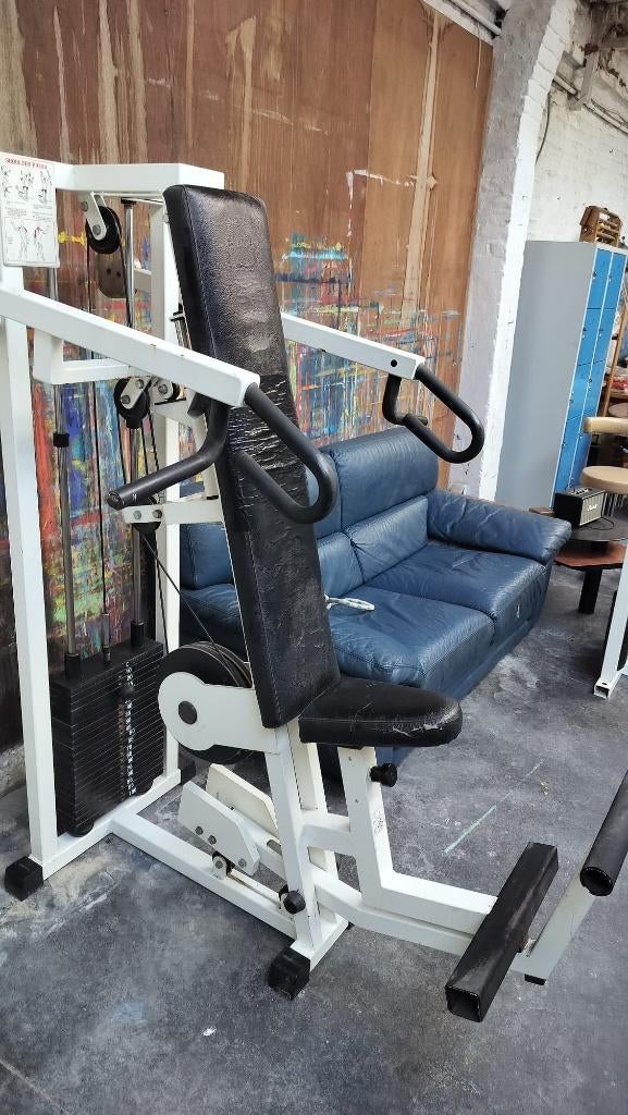 Technogym Machine schouders, Sport en Fitness, Ophalen, Gebruikt, Metaal, Armen