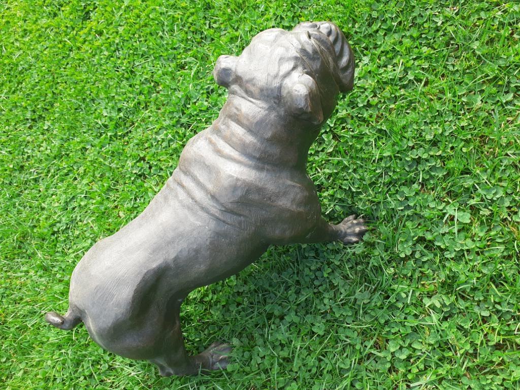 Grote bulldog, Engelse mastiffbal in brons, Ophalen of Verzenden, Brons