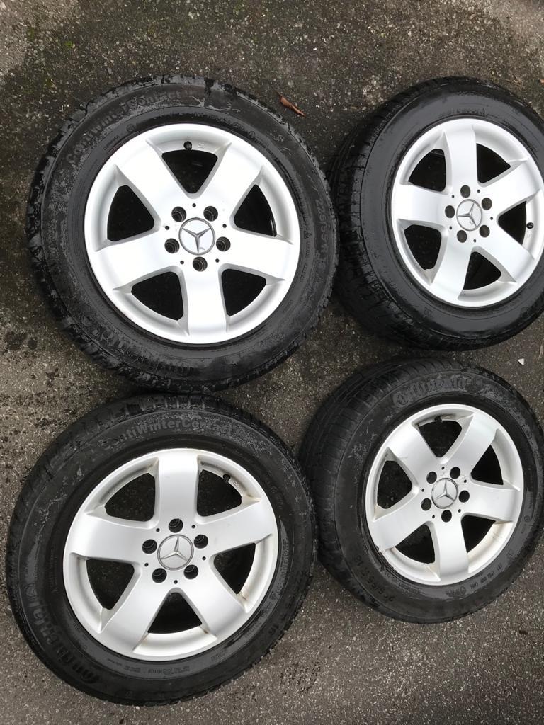 Continental Winterbanden met velgen, Ophalen, Winterbanden