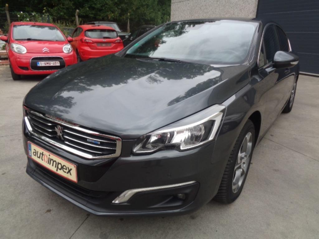 PEUGEOT 508 BERLINE 1.6 HDI 6VIT EURO6B, Autos, Argent ou Gris, Entreprise, Boîte manuelle, Noir