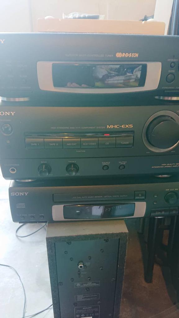 stereo met boksen, Ophalen of Verzenden, Gebruikt