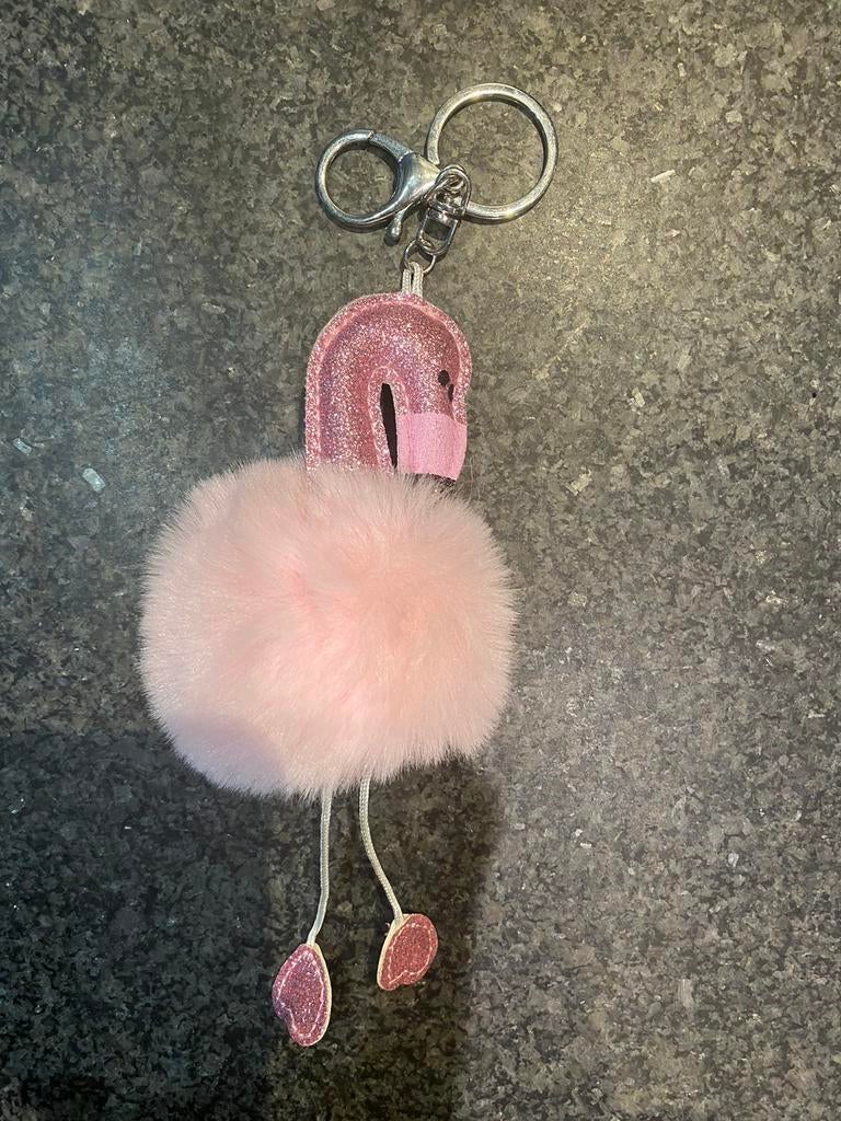 Sleutelhanger flamingo, Verzamelen, Ophalen, Zo goed als nieuw