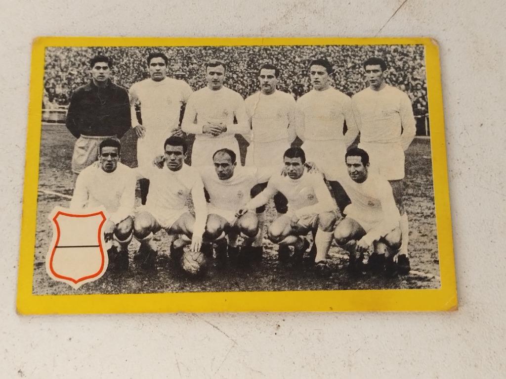 Kaartje Maple Leaf Chewing Gum  - Real Madrid (1960), Ophalen of Verzenden, Gebruikt