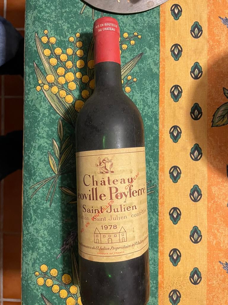 Château leoville poyferré saint Julien 1978, Enlèvement, Comme neuf