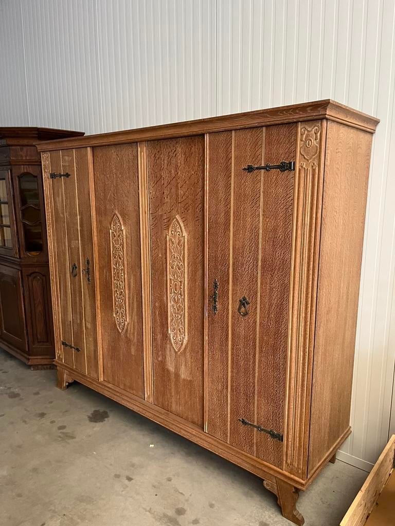 Mooie houten kast, Ophalen, 150 tot 200 cm, Overige houtsoorten, 50 tot 75 cm