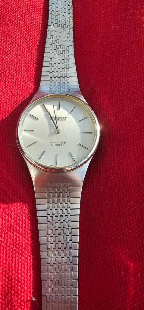 TISSOT stylist quartz vintage – Swiss Made – Bracelet acier, Handtassen en Accessoires, Horloges | Heren, Ophalen of Verzenden