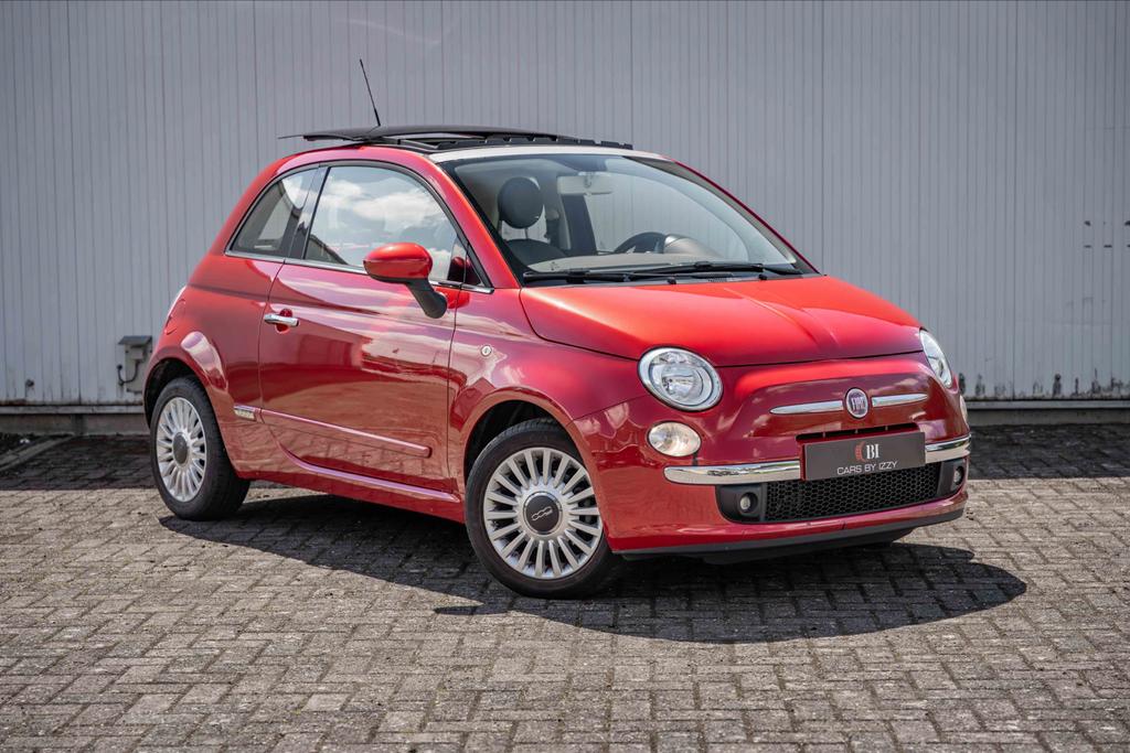 FIAT 500 1.3 EURO5|PANO||USB|AIRCO|CRUISE, Euro 5, Stof, Zwart, Bedrijf
